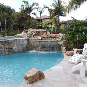 After - Beach Entry Pool with Spa and Grotto