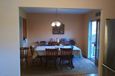 Dining room photo in New York