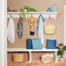 Entry bench and hooks