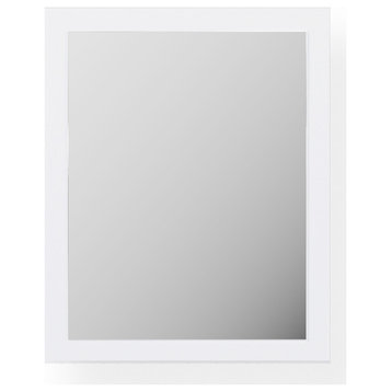 Eviva Sun 30" Glossy White Mirror