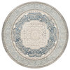Safavieh Sofia 11' Round Rug in Light Gray and Blue