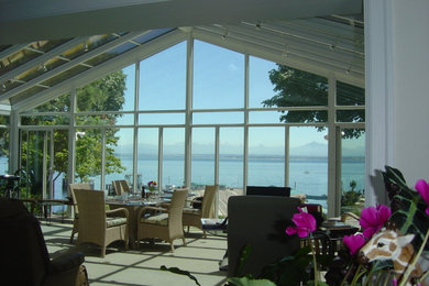 Inspiration for a dining room remodel in Seattle