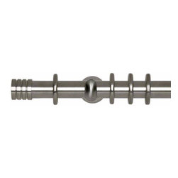 Stainless Steel pole, with Stud finial - Curtain Poles