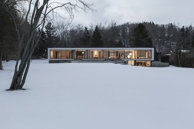 Example of a trendy exterior home design in Toronto