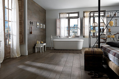 Inspiration for a country bathroom remodel in Los Angeles