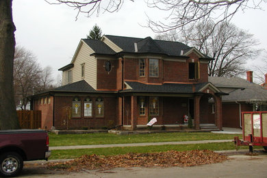 Photo of a traditional exterior in Detroit.