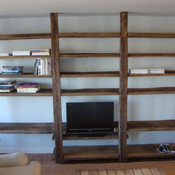 Antique oak wall unit - Bookcases