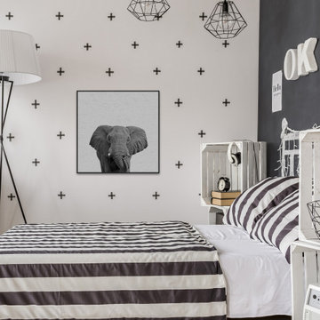 "Big Elephant" Floater Framed Painting Print on Canvas