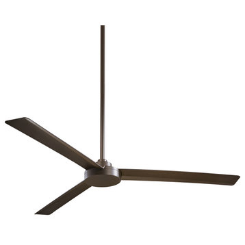 Minka Aire Roto XL 62" Indoor/Outdoor Ceiling Fan With Wall Control, Oil Rubbed Bronze