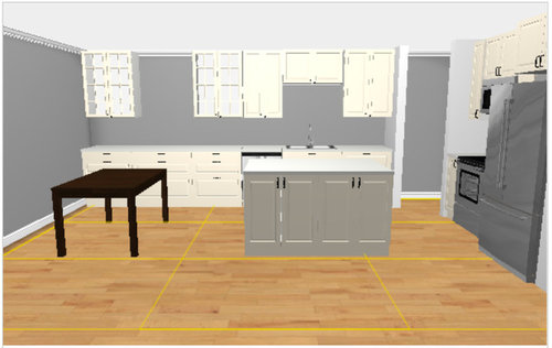 Upper Cabinet Help Symmetry Around Sink, How Wide Should Upper Kitchen Cabinets Be