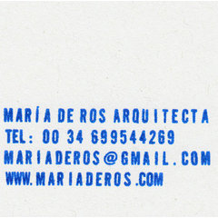 MARIA DE ROS ARQUITECTA