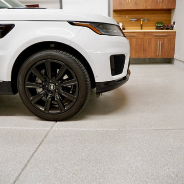 Garage Floor and Cabinet Project American Fork Utah