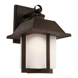 Trans Globe Lighting - Trans Globe Lighting 40112 BK Outdoor Sconce Lighting The Standard - Outdoor Wall Lights And Sconces
