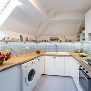 Brockley apartment kitchen & bathrooms