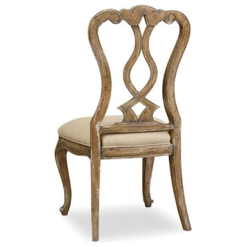 Hooker Furniture Chatelet Dining Side Chair in Caramel Froth