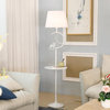 Cortaillod | Creative American Style Floor Lamp With Deer, White