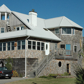 Metal Roof on Coastal Home