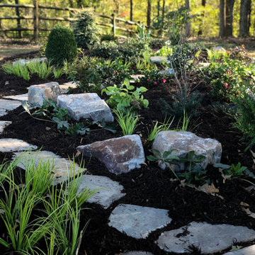 Pet memorial garden and patio
