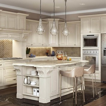 Kitchen CG Render for a Chic Design