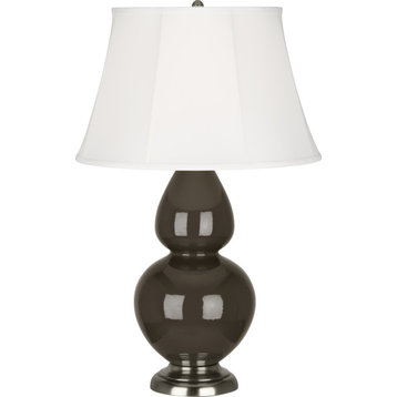 Double Gourd Table Lamp, Brown Tea