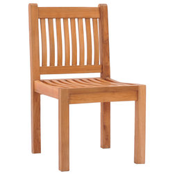 Transitional Outdoor Dining Chairs by Chic Teak