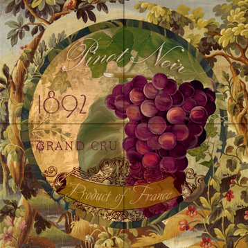 Tile Mural Kitchen Backsplash Wines of France II-CB by Color Bakery