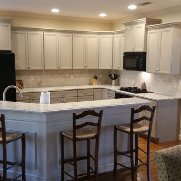 Chelsea, AL. Cabinet Modification/Refinishing/Tray Drawers/Countertops/Tile