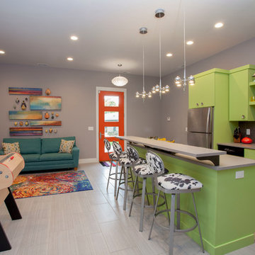 Mid Century Pool House