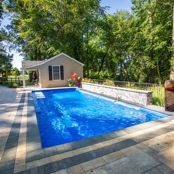 Delaware Swimming Pool and Waterfall