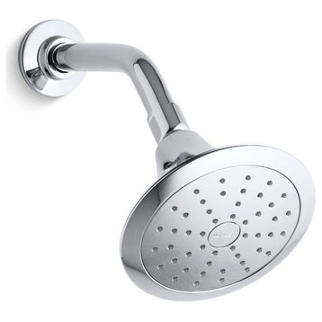 Kohler Forte 1.75GPM 1-Function Showerhead Air-Induct Tech, Polished Chrome