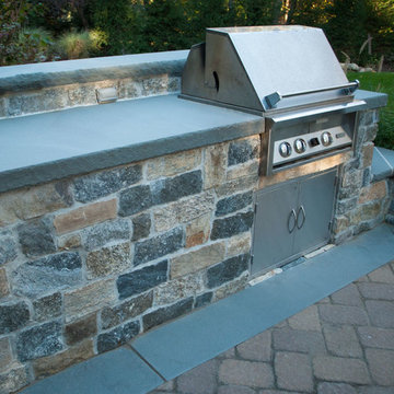 Franklin Lakes Patio and Fireplace