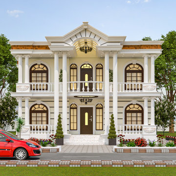 Duplex House Exterior Design