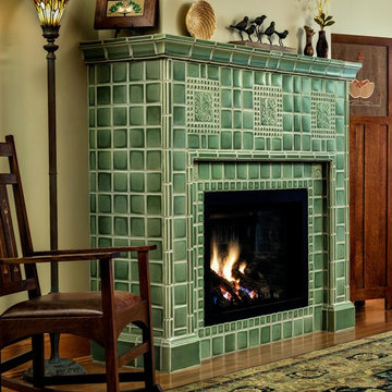 Arts and Crafts Fireplace
