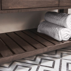 South Street Master Bath - Bathroom Shelves
