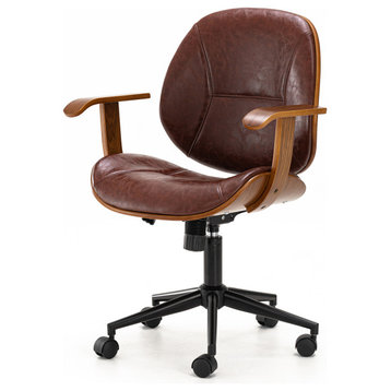 Russet Gaslift Adjustable Swivel Office Chair