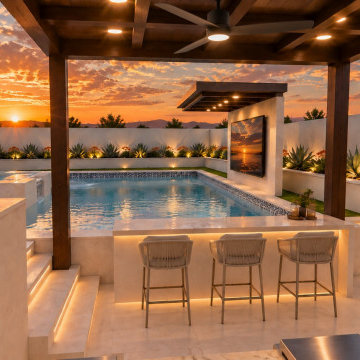 Resort-Inspired Outdoor Living | Complete Front & Backyard Transformation