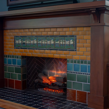 Craftsman Charm: A Fireplace Revival