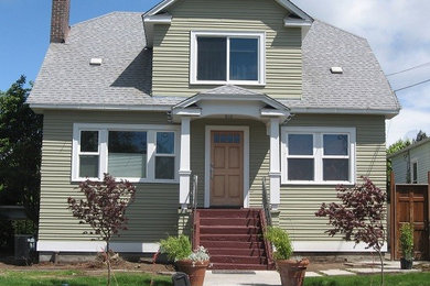Inspiration for a timeless exterior home remodel in Seattle