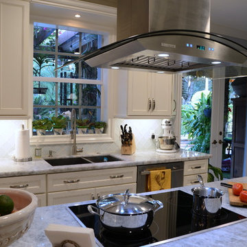 Full Galley-Style Kitchen Remodel Featuring Island and Custom Cabinetry