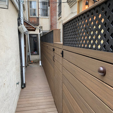 1st and 2nd Level Decks with matching Privacy Fence