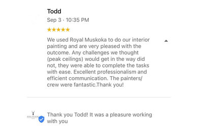 Strong Client Reviews Resulting From Strong Team Execution