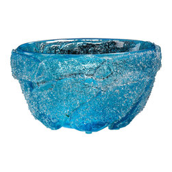 Inviting Home, Inc. - Hand-Blown Venetian Glass Bowl - Decorative Bowls