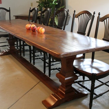 Custom Trestle Farm Table
