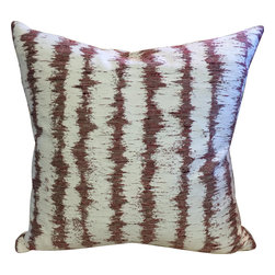 Pillow Parlor - Pulse Pillow, Ruby - Decorative Pillows