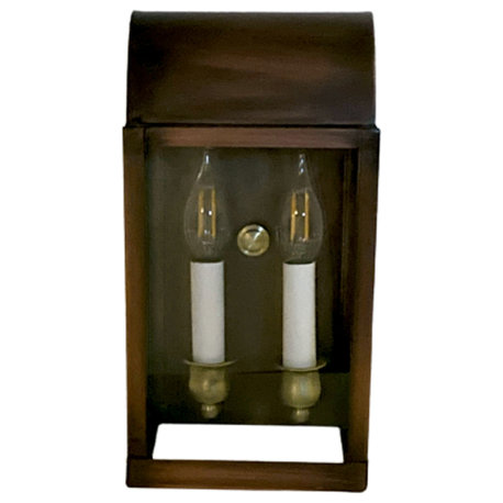 Gilligan Solid Copper Wall Lamp, Handmade in USA, Outdoor