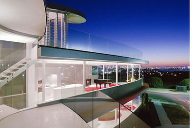 Imagen de diseño residencial contemporáneo grande