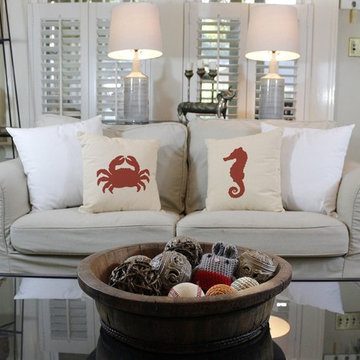 Nautical and Beach Throw Pillows