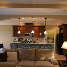 Bar in kitchen