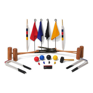Franklin Sports Croquet Set - Classic Croquet Set with Mallets, Balls +  Wickets - Backyard Outdoor + Lawn Game with Stand - Backyard Set - 6  Players - Classic : : Sports & Outdoors