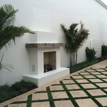 Beach House Fire Place